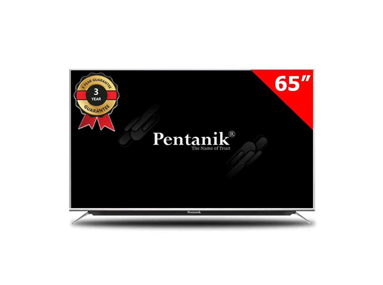 Pentanik 65 inch 4K Voice Control Android TV
